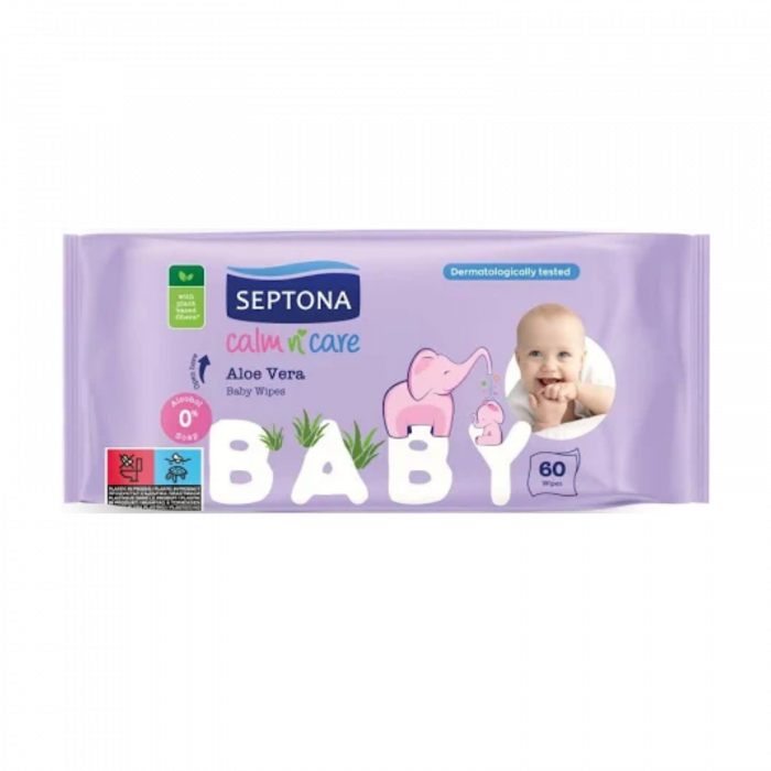 Servetele umede cu aloe vera Septona - 60 buc [1]