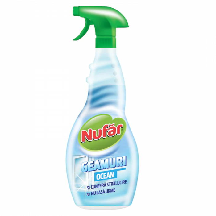Solutie curatat geamuri Nufar Ocean - 500ml [1]
