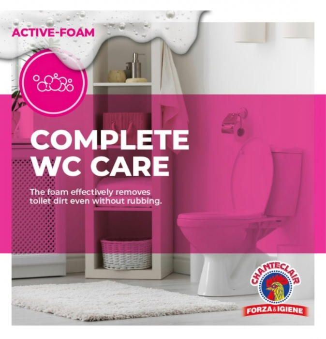 Spuma Activa cu Clor Pentru WC Chanteclair, 625 ml [4]