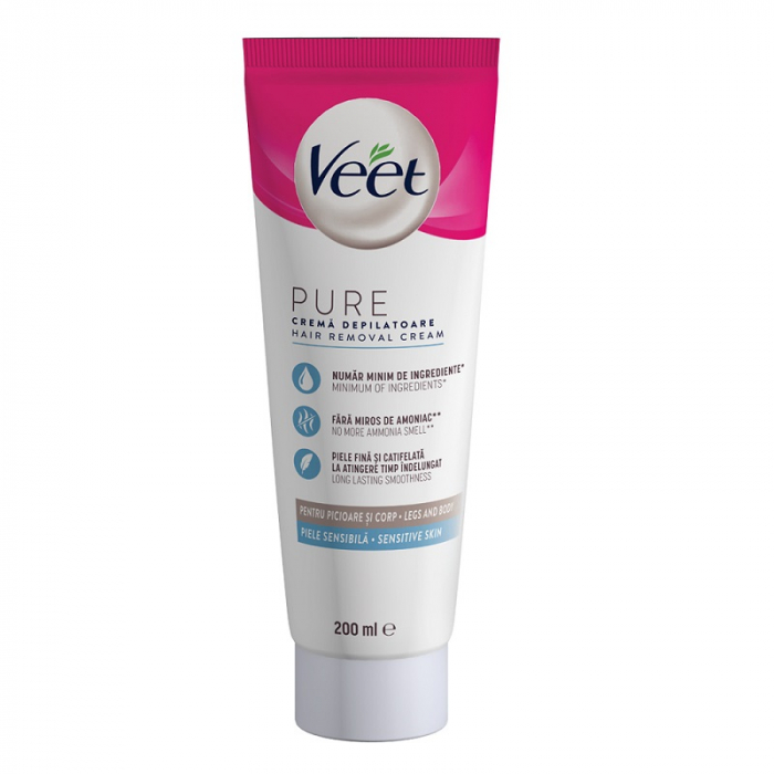 Cremă Depilatoare Veet - 200 ml | Piele Catifelată și Fără Păr [1]