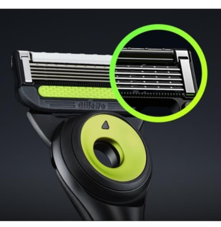 Aparat De Ras Gillette Labs, Cu Element De Curatare, Husa De Calatorie, 5 Lame, Suport Magnetic [1]