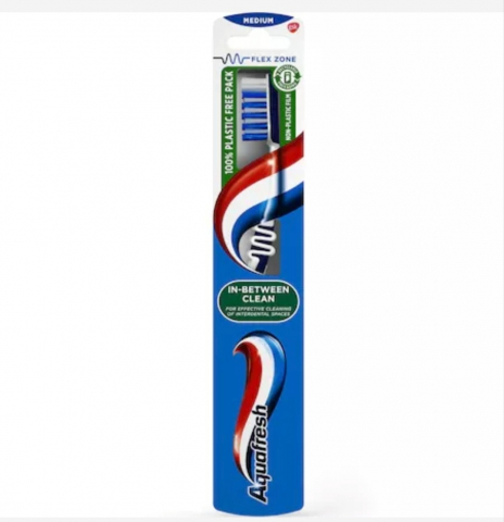 Periuțe de Dinți , Periuțe de dinți electrice , Rezerve - AQUAFRESH PERIUTA DINTI IN-BETWEEN CLEAN MEDIUM