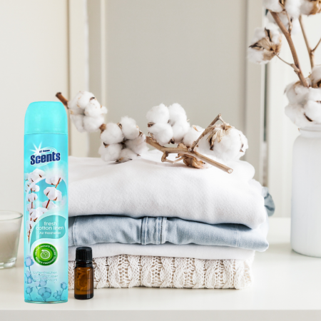 At Home Spray odorizant cameră Fresh Cotton Linen, 400 ml [1]