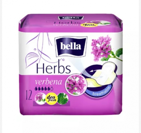 Absorbante și Tampoane - BELLA ABSORBANTE HERBS VERBENA 12BUC/SET