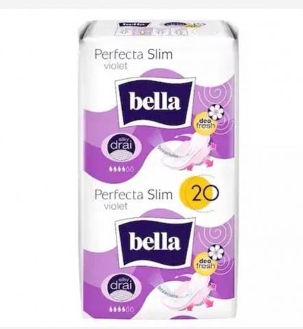 Absorbante și Tampoane - BELLA ABSORBANTE PERFECTA SLIM VIOLET 20BUC/SET