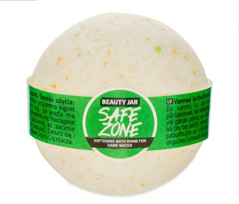 Spumă , Săruri și Bile Pentru Baie - Bila de baie efervescenta cu musetel, Safe Zone, Beauty Jar, 150g