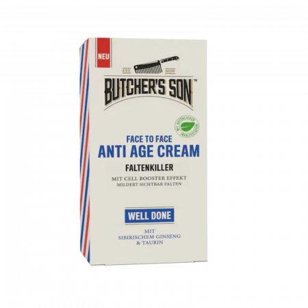 Creme , Demachiante și Dischete - Butcher's Son Cremă de Față Antirid Bărbați 50ml - Îngrijire Anti-Aging