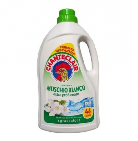 Detergenți - CHANTECLAIR DETERGENT LICHID MUSCHIO BIANCO 46 SPALARI 2.07L