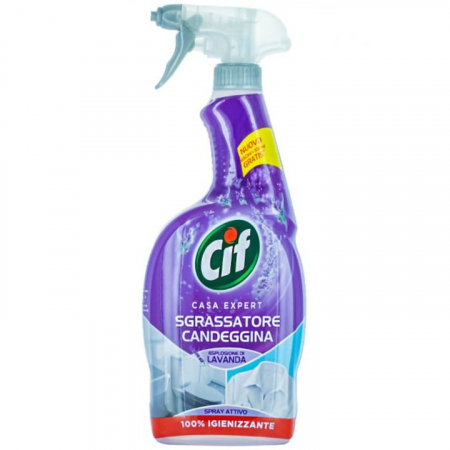 Degresant Baie și Bucătărie - Degresant cu Pompa Cif Lavanda - 750ml | Curățare Profundă și Miros Plăcut