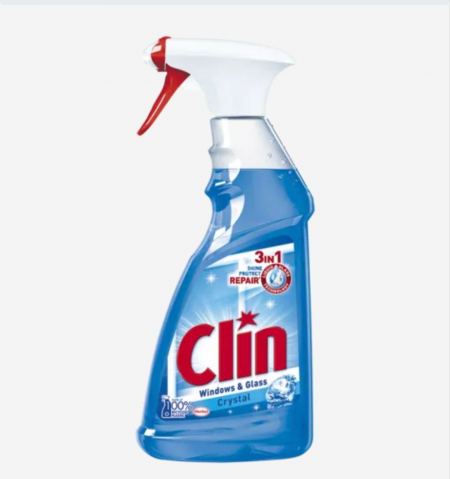 Produse de Curățat - CLIN SOLUTIE GEAM CRYSTAL BLUE 500ML