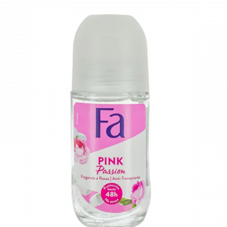 Deodorante - Deodorant Roll-on Fa Pink Passion 50ml - Parfum de Trandafir, Prospețime