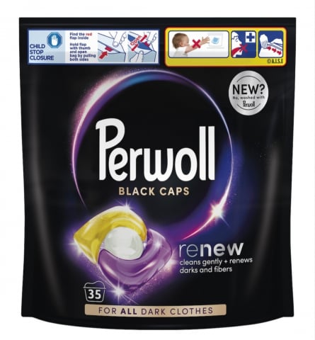 Detergenți de rufe - Perwoll Renew Black Detergent de rufe capsule