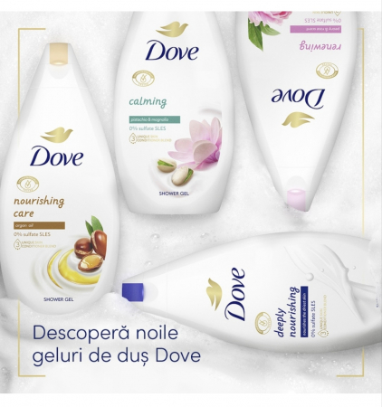 Dove Gel de Duș Nourishing Care & Argan Oil 250ml - Hidratare și Îngrijire [2]