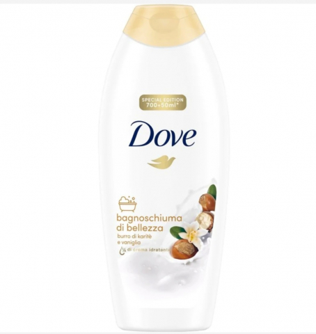 Șampoane și Geluri de Duș - DOVE SPUMANT BAIE UNT DE SHEA&VANILIE 750ML