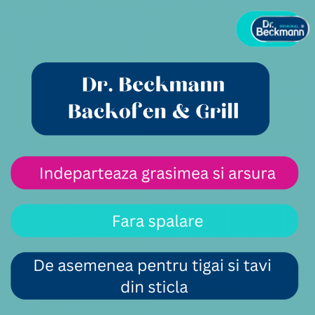 Dr. Beckmann Backofen & Grill Gel activ pentru curățat cuptoare și grătare [2]