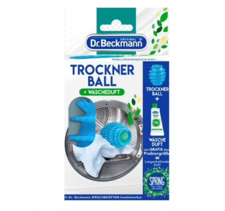 Deodorante - Set mingea din silicon pentru uscător de rufe și parfum Spring 50 ml Dr. Beckmann