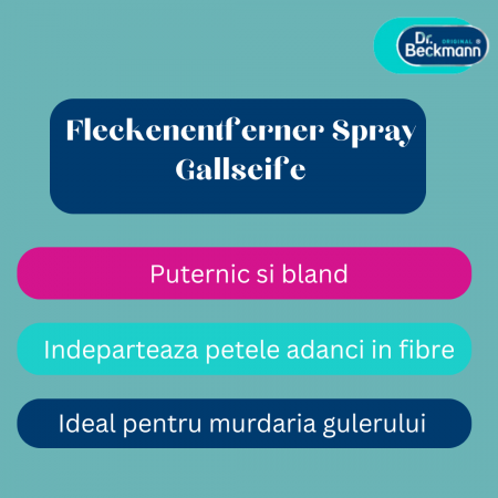 Dr. Beckmann Fleckenentferner Spray Gallseife - Soluție îndepărtare pete, 250 ml [2]