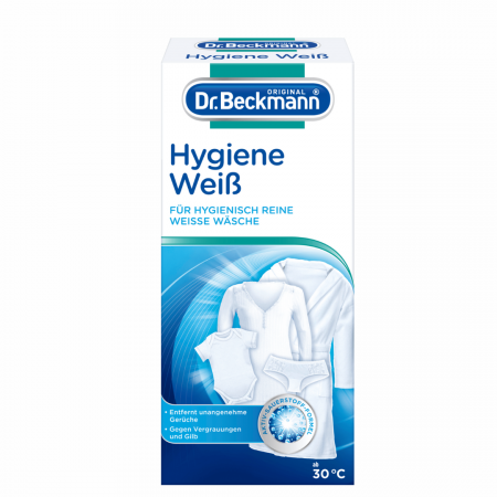 Detergenți de rufe - Dr. Beckmann Hygiene Weiss - Înălbitor pudră pentru rufe albe