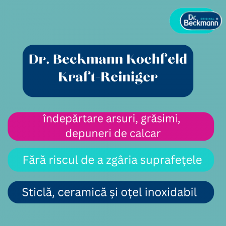 Dr. Beckmann Kochfeld Kraft-Reiniger Soluție de curățat plite, 250 ml [2]