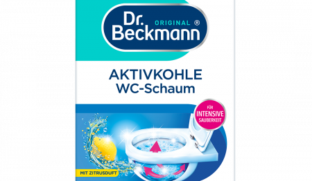 Detergenti pentru Toaleta - Spumă Toaletă Dr. Beckmann cu Carbon Activ - 3x100g | Curățare Intențivă