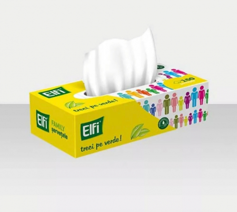 Șervețele Uscate și Umede - Elfi șervețele cutie