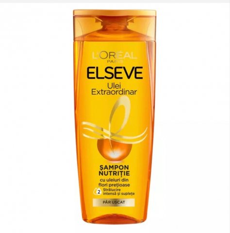 Șampoane și Geluri de Duș - ELSEVE SAMPON PAR ULEI EXTRAORDINAR PAR USCAT 400ML