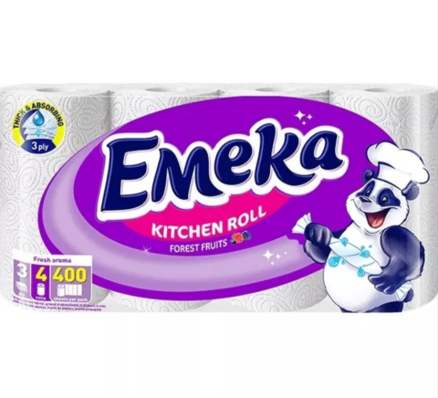 Hârtie Igienică și Prosoape de Hârtie - EMEKA PROSOP BUCATARIE FOREST FRUITS 3STR 4ROLE