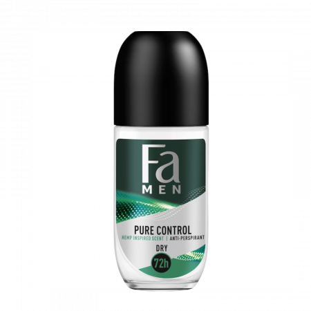 Deodorante - Fa Roll-on Bărbați 50ml Pure Control Dry - Protecție și Control