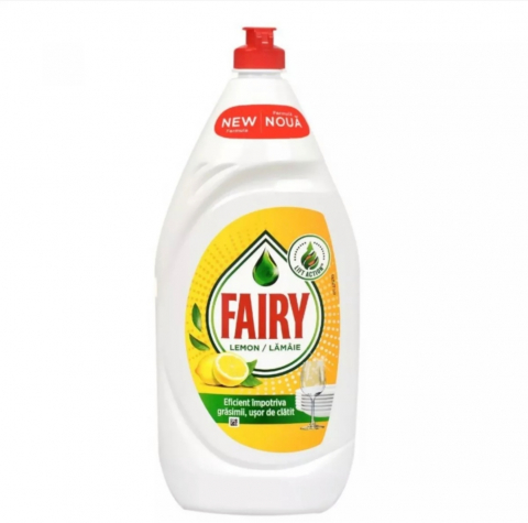 Soluții și Bureți de Vase - fairy detergent de vase