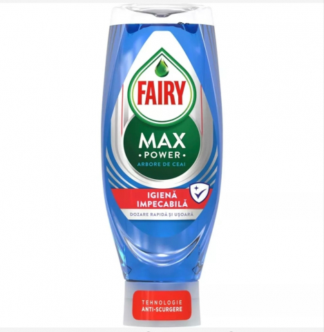 Degresant Baie și Bucătărie - fairy detergent de vase max power 450 ml