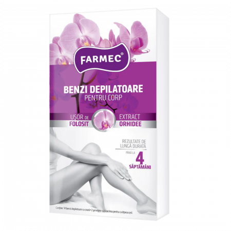 Aparate de ras .Rezerve Ras, Geluri de Ras și After-shave - Benzi depilatoare Farmec pentru corp