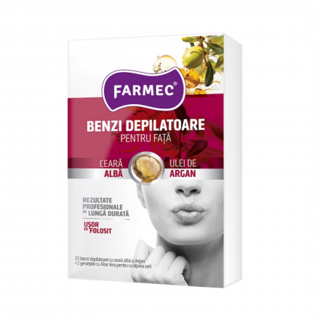 Aparate de ras .Rezerve Ras, Geluri de Ras și After-shave - Benzi depilatoare Farmec pentru fata