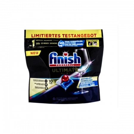 Detergenți - Tablete Finish Ultimate All in One pentru masina de spalat - 10 buc