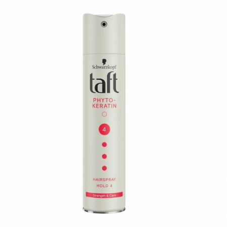 Fixative , Spumă și Ceara pentru Păr - Fixativ spray Taft Pytho Keratin Complete, nivel fixare 4, formula vegana – 250ml