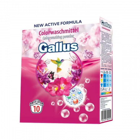 Detergenți de rufe - Detergent pudra Gallus Color - 650g