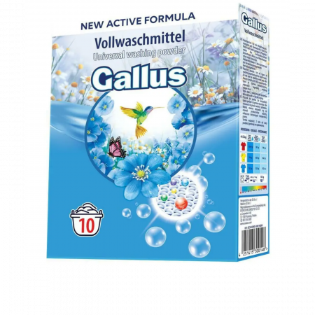 Detergenți de rufe - Detergent pudra Gallus Universal - 650g