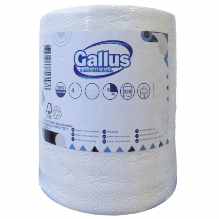 Absorbante si Tampoane - Prosop hartie Gallus Pro - 320 foi