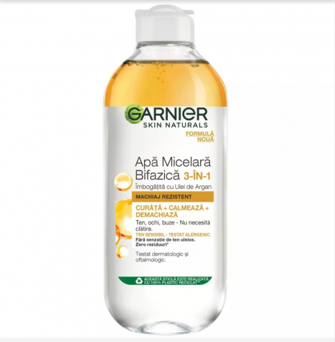 Creme , Demachiante și Dischete - GARNIER APA MICELARA BIFAZICA TEN&OCHI 400ML