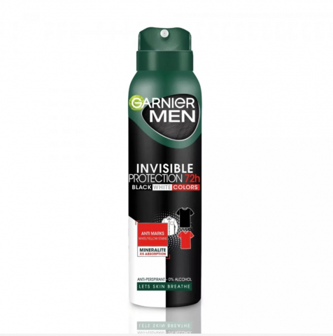 Deodorante - GARNIER DEO MEN INVISIBLE PROTECTION BWC 150ML