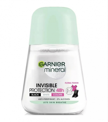 Deodorante - GARNIER ROLL-ON WOMEN INVISIBLE PROTECTION BWC FLORAL 50ML