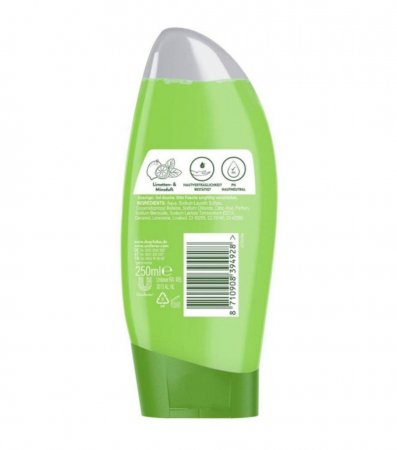 Duschdas Gel de Duș Lime & Menta 250ml - Revitalizare și Prospețime [1]