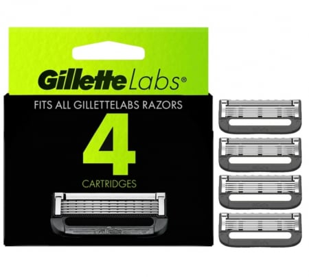 Aparate de ras .Rezerve Ras, Geluri de Ras și After-shave - Gillette Labs rezerve set de4 bucăți