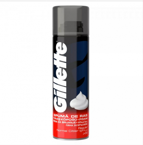 Aparate de ras .Rezerve Ras, Geluri de Ras și After-shave - GILLETTE SPUMA RAS PIELE NORMALA 200ML