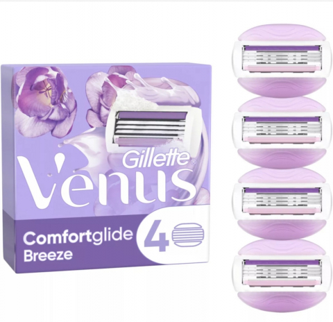 Aparate de ras .Rezerve Ras, Geluri de Ras și After-shave - GILLETTE VENUS REZERVA APARAT RAS COMFORTGLIDE BREEZE 4BUC/SET