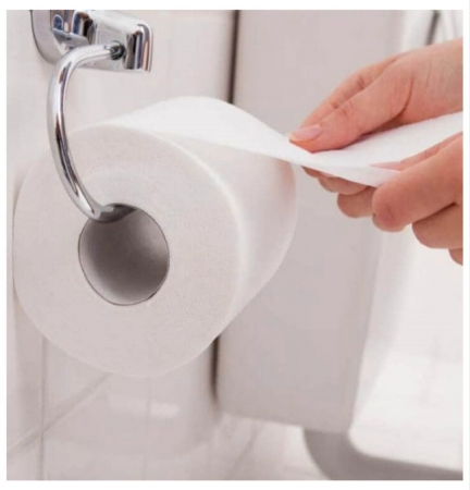 Hârtie Igienică Pufina Trandafiri 3 Straturi 8 Role - Prospețime și Delicatețe [1]