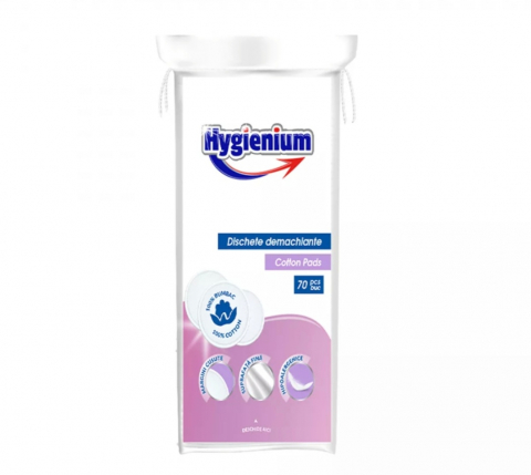 Creme , Demachiante și Dischete - HYGIENIUM DISCHETE DEMACHIANTE BUMBAC 70BUC