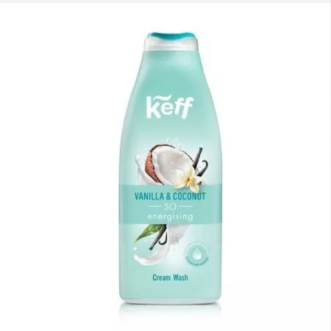 Șampoane și Geluri de Duș - KEFF GEL DUS COCONUT VANILLA 500ML