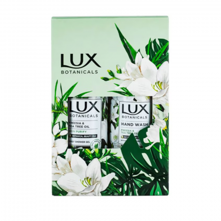 Săpun Solid și Lichid - Lux Botanicals Set Femei: Gel de Duș și Săpun Lichid Freesia & Tea Tree Oil