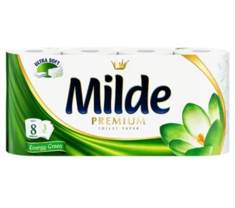Hârtie Igienică și Prosoape de Hârtie - MILDE HARTIE IGIENICA ENERGY GREEN 3STR 8ROLE