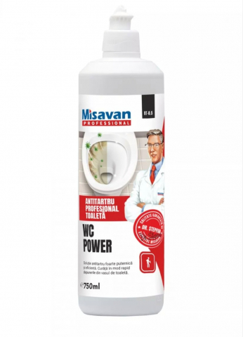 Degresant Baie și Bucătărie - MISAVAN SOLUTIE ANTITARTRU PROFESIONALA WC POWER 750ML